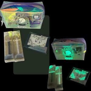 Profusion Casper Friendly Ghost Makeup Bag Glow Gems & Duochrome Liners Lot NWT